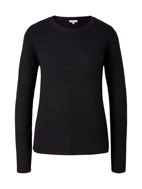 Tom Tailor structured crewneck Pullover in 2 Farben
